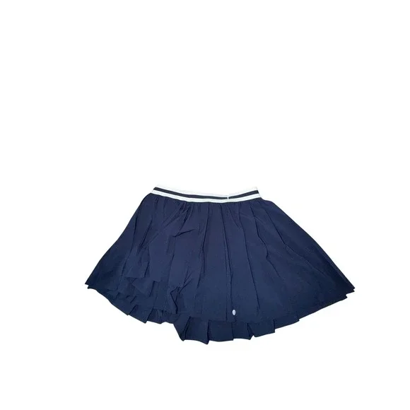 CALIA Tennis Skort High Rise 15in Navy Pleated Athletic Skirt Built-in Shorts - Picture 2 of 8